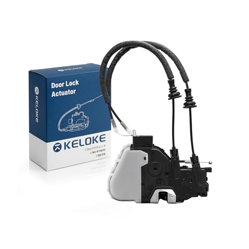 Image of KELOKE Door Latch Lock Actuator Compatible with Hyundai Santa Fe 2013-2018, Santa Fe Sport 2013-2018, Santa Fe XL 2013-2019, Sport Utility, Front Left Driver Side, Replace# 813102W010 81310-2W010