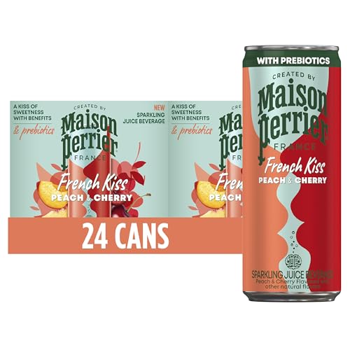 Maison Perrier French Kiss Sweetened Sparkling Juice Beverage, Peach &