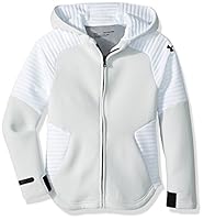 Algopix Similar Product 2 - Under Armour Boys Move Full Zip White