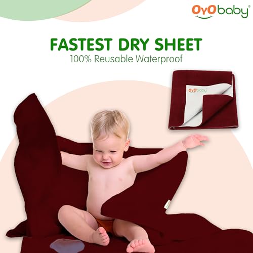 OYO BABY - Quickly Dry Super Soft Waterproof and Reusable Mat/Underpad/Absorbent Sheets/Mattress Protector - Image 2 thumbnail