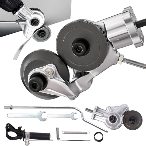 Allyplay Upgraded Electric Drill Plate Cutter, Metal Nibbler Drill Attachment,Sheet Metal Cutter...