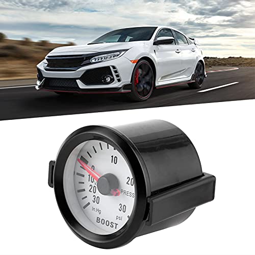 Acouto Boost Gauge, Turbo Boost Gauge Led Universal Boost Pointer Gauge Vacuum Pressure Meter 0‑30Psi 12V Blue Led Dial 52Mm Dia For Cars Motors #TOP6