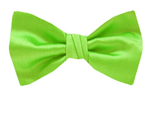 BUYYOURTIES PBT-ADF-16 - Mens Pre-Tied Formal Tuxedo Solid Color Bow Tie