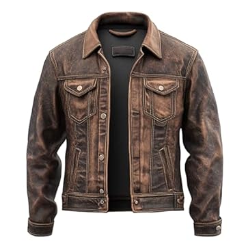 harley davidson distressed leather jacket