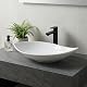 Waschbecken Arnusa Design Aufsatz 66,5 x 40 cm in Weiß