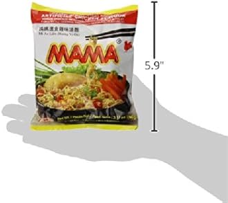 Mama Instant Noodle, Chicken Soup Flavor, 3.17 Ounce (Pack of 20)