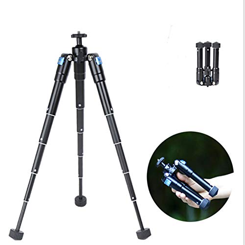 Mini-Digitalkamera-Handy-kompatibles Stativ mit 360-Grad-Kugelkopf 1/4"Universal-Spannschloss Schnellwechselplatte Telefon-Clip Tragkraft 11