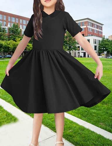 Topstype Girls' Casual Dresses Short Sleeve Summer 5-14 Years2