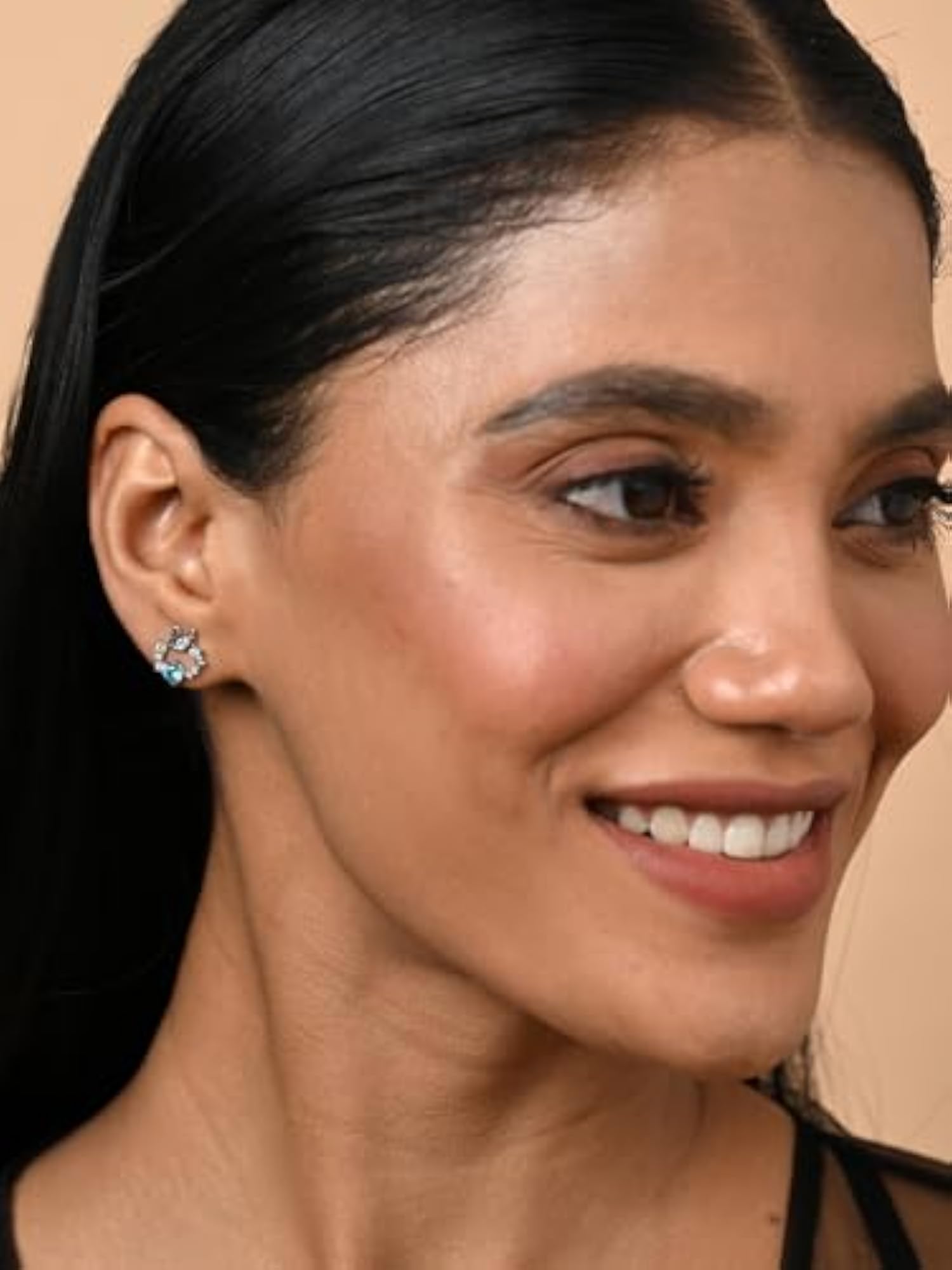 Women's 925 Silver Iconic Swan Pendant Earrings Chain Necklace