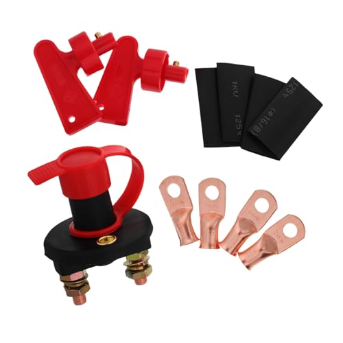 Gatuida Battery Disconnect Switch for Rv Boat Car Universal Waterproof Main Supply Cut off Switch Marine Accessory