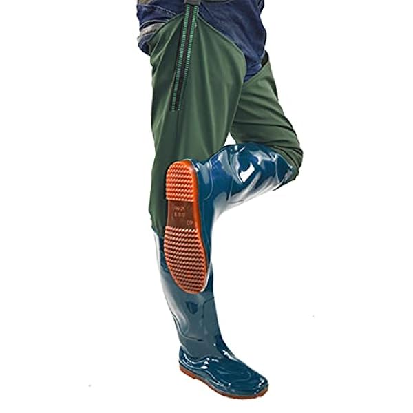 Outdoor Multifunctionele Lichtgewicht Visbroek Met Rubberen Steltlopers Maat 35-45, PVC Nylon 80Cm Steltlopers Waterdichte Ademende Regenlaarzen Voor Mannen En Vrouwen