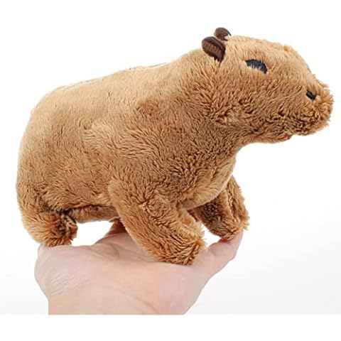 Fanomini Capybara Stuffed Toy Heal Your Mood Cartoon Stuffed Toy Soft and Comfortable Plush Stuffed Toy for Sofa Bedroom Capybara Plush Doll for Boys Girls Gift Cover