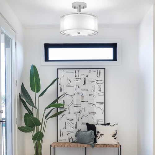 Folksmate USYMYP-NSFMCL-1 3-Light Semi Flush Mount Ceiling Light Fixture thumb #8