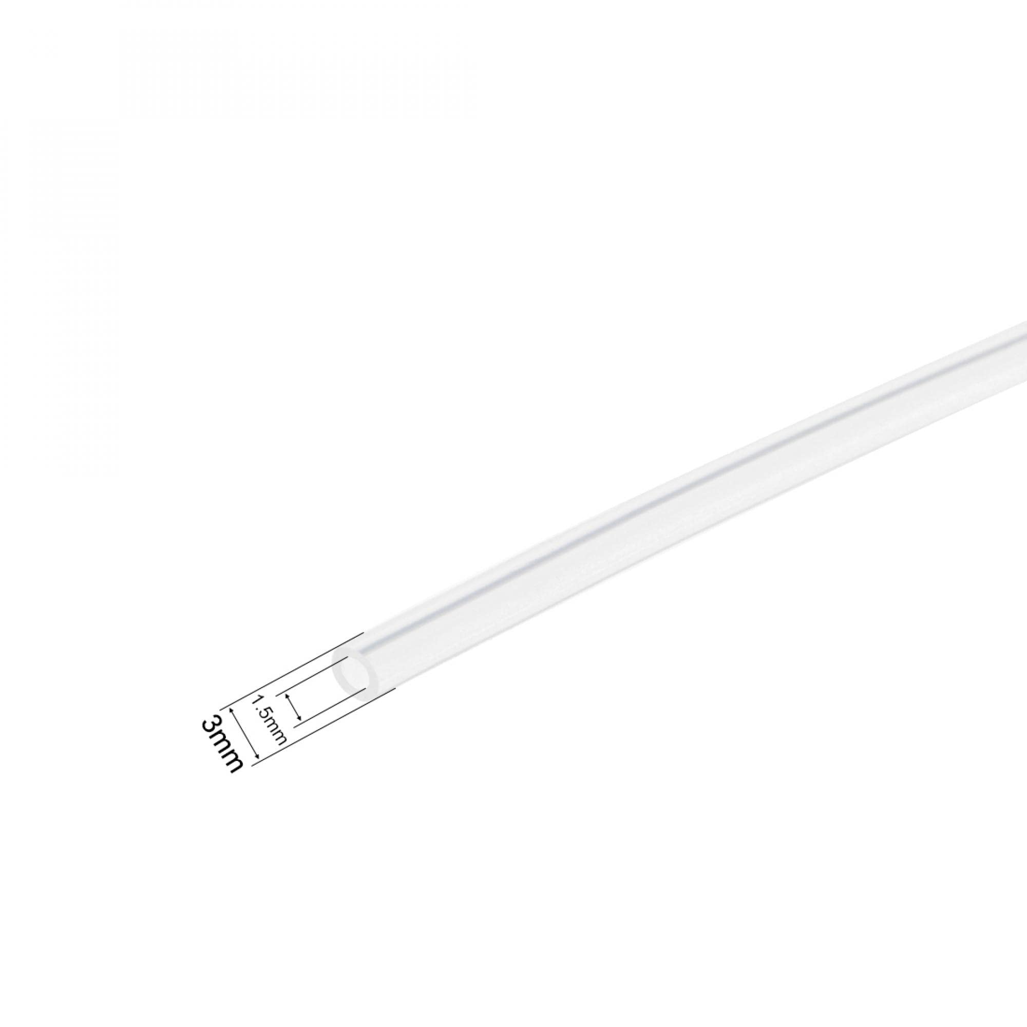 Uxcell Tuyau à Air En Silicone Translucide Pour Transfert De Pompe 1.5mmX2. 5mm Claire