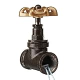 TuToy Iron Vintage Steampunk 1/2 cala zawór odcinający wyłącznik światła z drutem