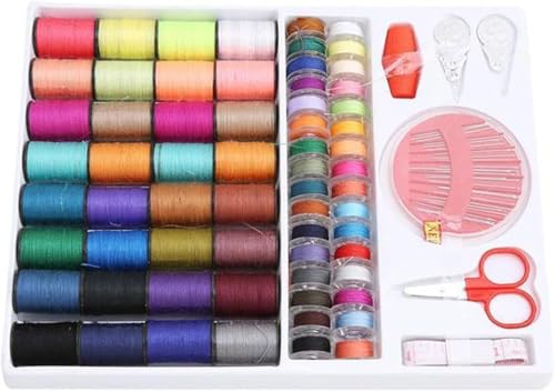 Sewing Kit with 100 Basic Sewing Accessories, 64 Spools of