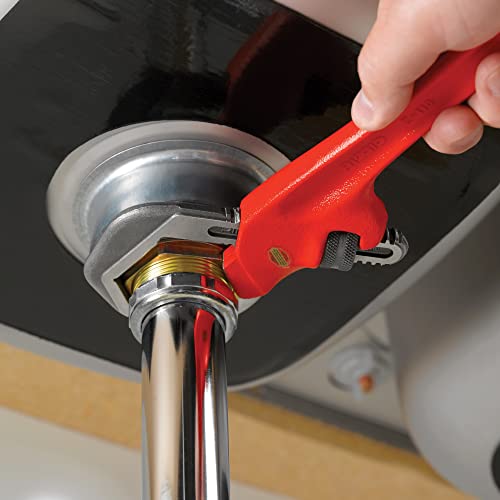 Ridgid 31305 Model E-110 9.5" Offset Hex Jaw Pipe Wrench, Red, Made In The Usa #TOP7