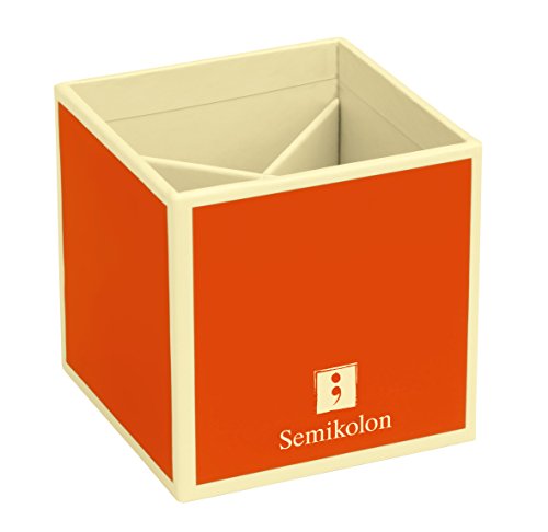 Cubo portapenne arancio +++ Sistema di gestione