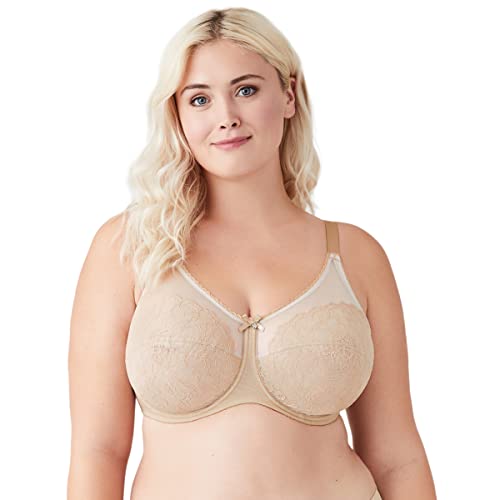Wacoal Women's Retro Chic Full Figure Underwire Bra, Toast, 34D #TOP4