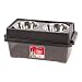 IRIS Medium Elevated Feeder with Airtight Storage, Black