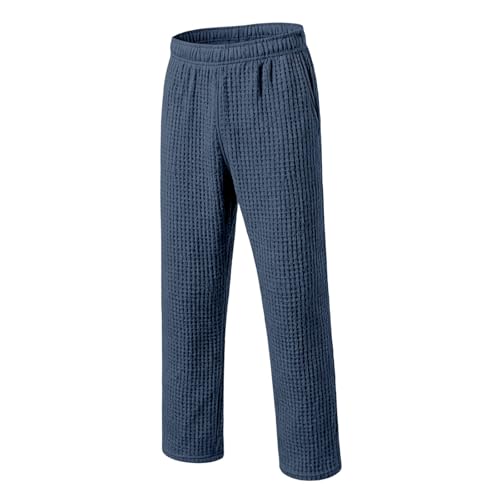 Pantalon en tissu tissé léger doux et confortable à coupe droite fluide - 3