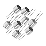 NUOBESTY 6050 Elektret Mikrofon 8 Stück Pin Kondensatormikrofon Sprachaktiv Für Sicherheitsanlagen Heimüberwachung Mit Leiterplattenstiften