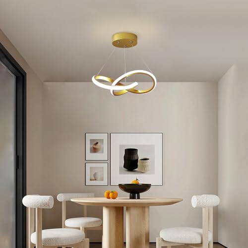 Lampe suspendue moderne géométrique avec éclairage LED intégré - 7