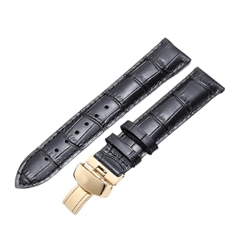 Tissot Le Locle T41 T006 PRC200 �E�H�b�`�X�g���b�v�ɑΉ����郌�U�[�E�H�b�`�o���h�A18 19 20 21 22mm ���X�g�o���h�u���X���b�g�A1853 �E�H�b�`�o���h (�u���b�N�S�[���h�N���X�v�A21mm)