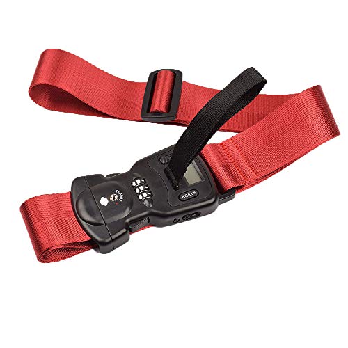 Smaior TSA Approved Luggage Straps Suitcase Belts, Baggage Straps Electronic Scale Password Lock-Available