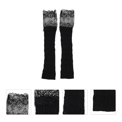 Guantes de invierno de mujer largos para manos frías y viento con forro 7