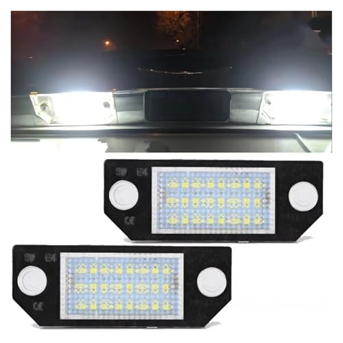 Luz Placa Matrícula Coche LED para Ford Focus y C-Max MK2 2003-2008 2