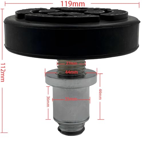 35mm Shaft Diameter (Thread) Car Lift Rubber Tray Heightening Feet Plus High Leg Pads by Zhiransale - Image 2