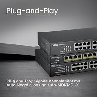 Zyxel Netzwerk Switch 24 Port | Unmanaged+ Gigabit | GS1100-24E – Ansicht 5