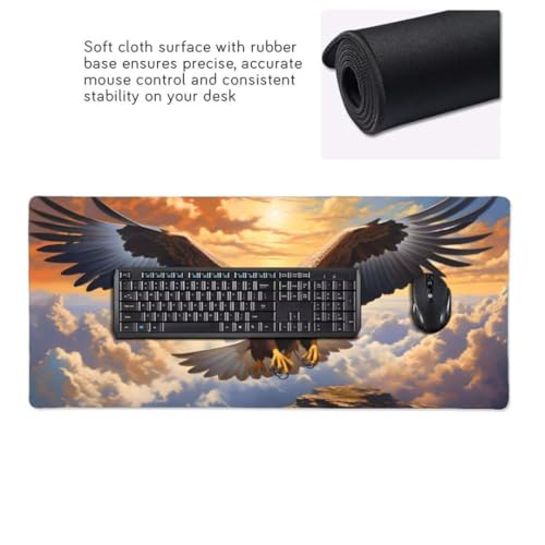 Alfombrilla de ratón de gran tamaño 700x300 mm para teclado de portátil y juegos D-879 2