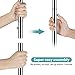 Bextsware Clothes Garment Rack On Wheels, Expandable Single Rail Heavy Duty Commercial Grade Hanging Closet Organizer Stand Clothing Rack with Mesh Bottom Shelves for Boxes Shoes Storage, Chrome