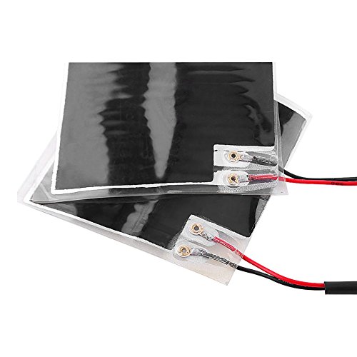 Electric Heating Pad, Universal 12V Winter Heated Grip Pads Inserts Electric Heater Handlebar Warmers Set Fits Atv Motorcycle #TOP3