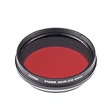 Foto4easy 43mm Infared Filter,Adjustable 530nm to 750nm Infrared X-Ray IR Filter for DSLR Camera Lens