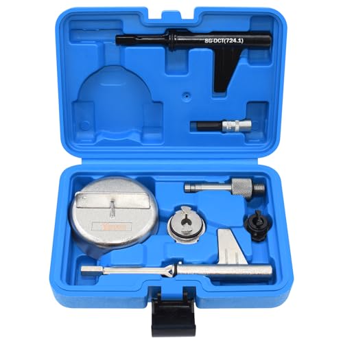 Image of 7PCS Metal Transmission Oil Change Filling Tool, Compatible with Mercedes Benz 725.0 8-Speed 9-Speed Transmission, with 9-Speed Hybrid Fuel Filler Neck, Replace 725 589 00 90 00, 725 589 02 90 00