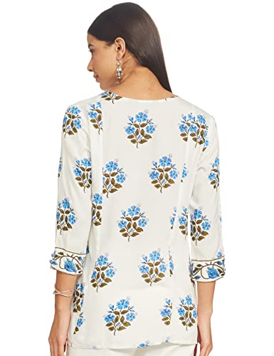 Image of Easybuy Women's Regular Kurta (SU21ST01FE White S)