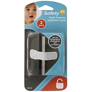 Safety 1st Multi-Purpose Latch,White 2-Count