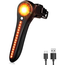 DARKBEAM Bike Tail Light Smart - with Brake/Light Sensor, USB-C Rechargeable, IP64 Waterproof, 5 Light Modes Bicycle Taillight for Night Riding, Super Bright Rear Bike Light for Road Mountain, Cycling