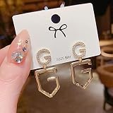 CXWK Luxus Korean Fashion Big Letter G Schmuck Ohrringe Charmante Ohrringe Für Frauen Ohrstecker Designer Party Hochzeit