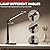 Honeywell LED Desk Lamp for Home Office, Dimmable Desk Light with USB A+C Dual Charging Desk Lamp for Home Office, H6 Sunturalux™ Eye-Caring Led Desk Light