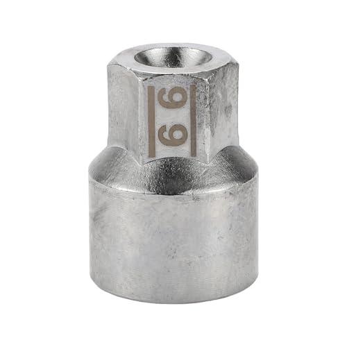 Image of Vehicle Wheel Lock Lugnut #66 9 /10 inch Diameter 20 Pointed Notches Anti-Theft Screw Nut Removal Key Socket for Porsche Boxster 911 Cayenne Macan