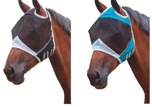 Masque anti-mouches chevaux Shires X Full contre les irritations