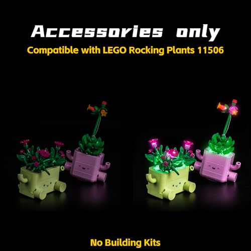 Image of BrickBling LED Light Compatible with Lego Rocking Plants 11506