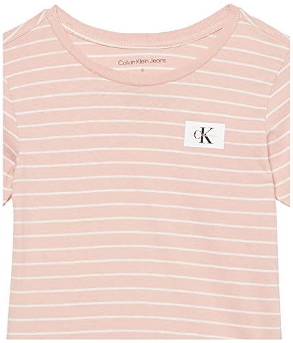 Calvin Klein Boys' Short Sleeve Stripe Crew Neck2
