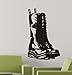 Produktbild The Cool Graphic Boot DR Martens Art Wand Aufkleber 58 cmx37 cm Silber