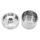 [FACILE À UTILISER] Remplissez simplement la capsule de café réutilisable avec du marc, ajoutez de la poudre avec la cuillère fournie et nettoyez avec la brosse. Profitez de la commodité du café fait maison.