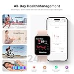 Smart Watch for Men Women - Answer/Make Calls/Quick Reply/AI Voice Assistant, 1.83" for Android iPhone Samsung Compatible IP68 Smartwatch Blood Oxygen Heart Rate Fitness Tracker (Pink, 1.83") - Image 4